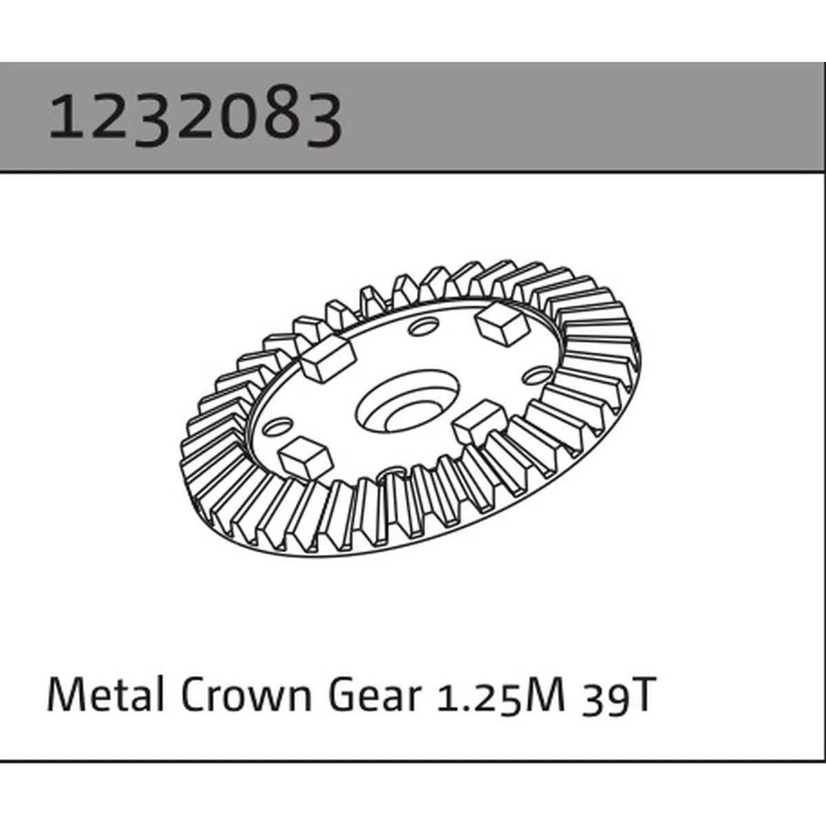 Absima Metaltellerrad 1.25M 39T 1232083