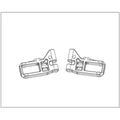 Absima Querlenkerset vorne/unten für Buggy Pulse 1240026