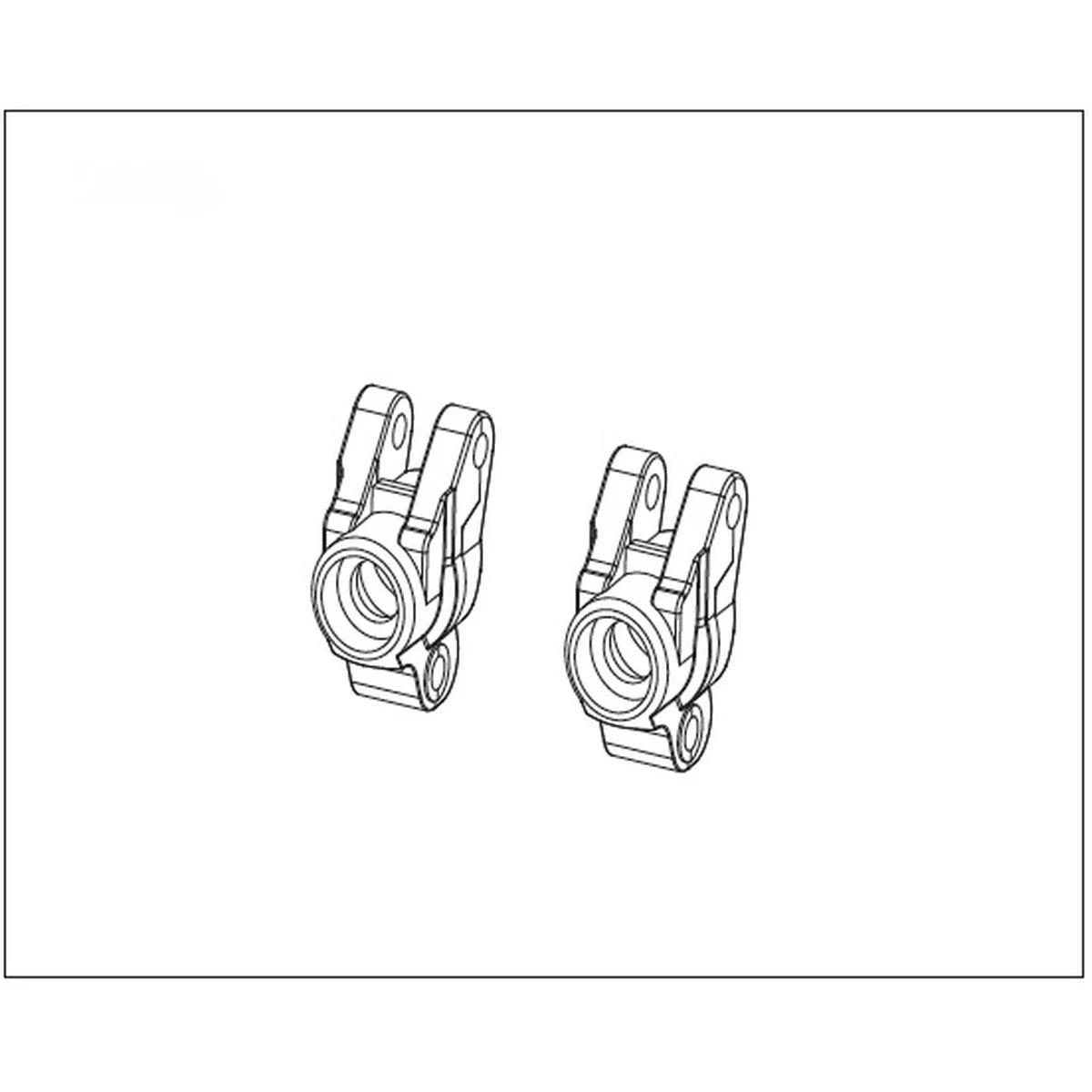 Absima Hinterachsnabe (2) für Buggy Pulse 1240032