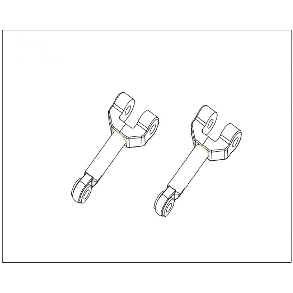 Absima Querlenkerset vorne/oben für Buggy Pulse 1240033