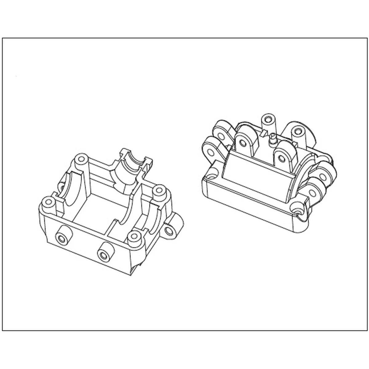 Absima Hintere Differentialbox für Buggy Pulse 1240036