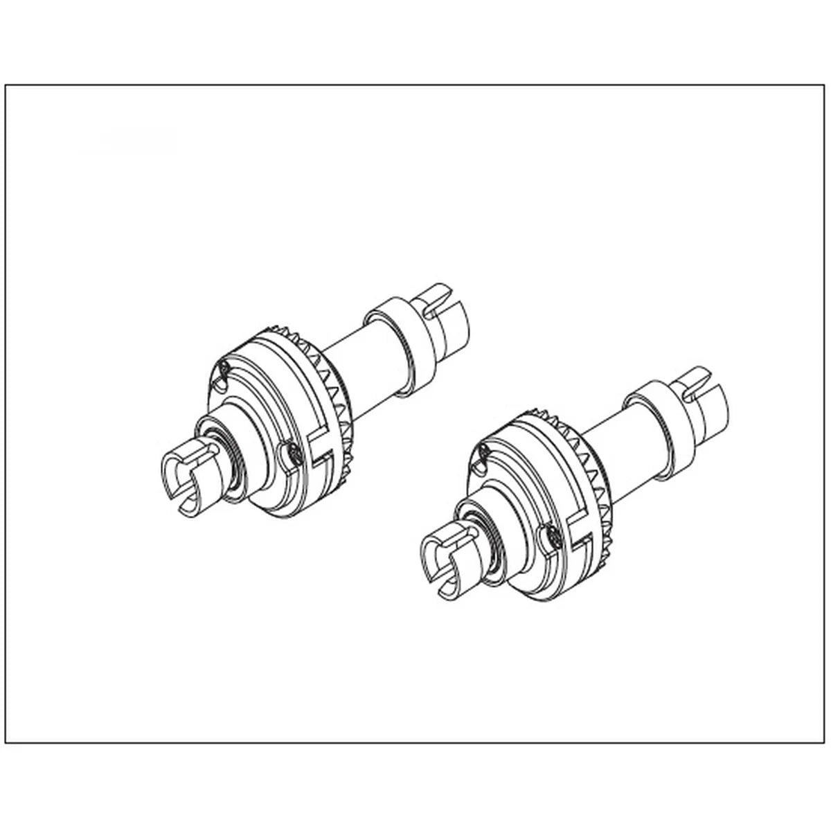 Absima Differentialgetriebe (2) für Buggy Pulse 1240037