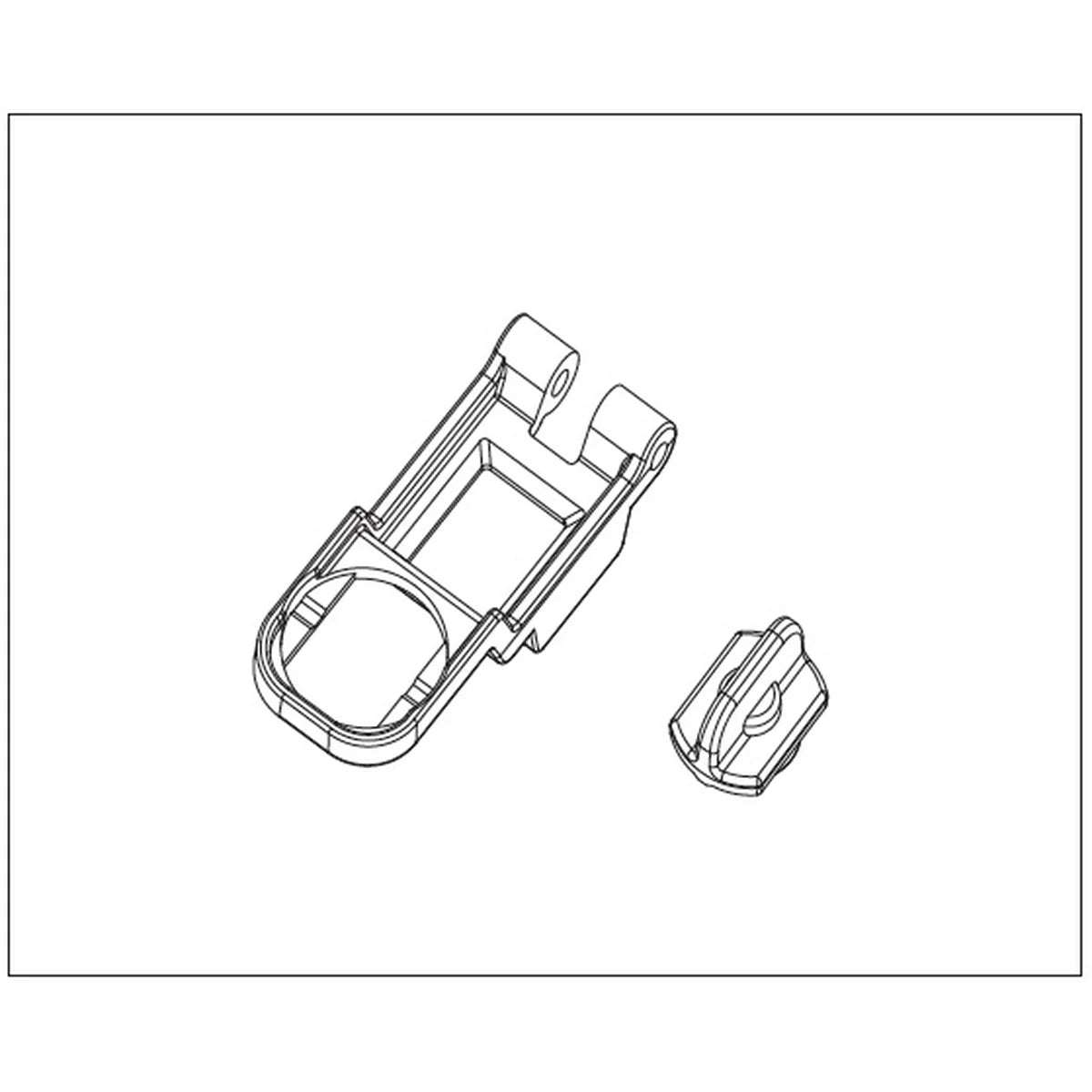 Absima Batterie-Halteplatte für Buggy Pulse 1240045