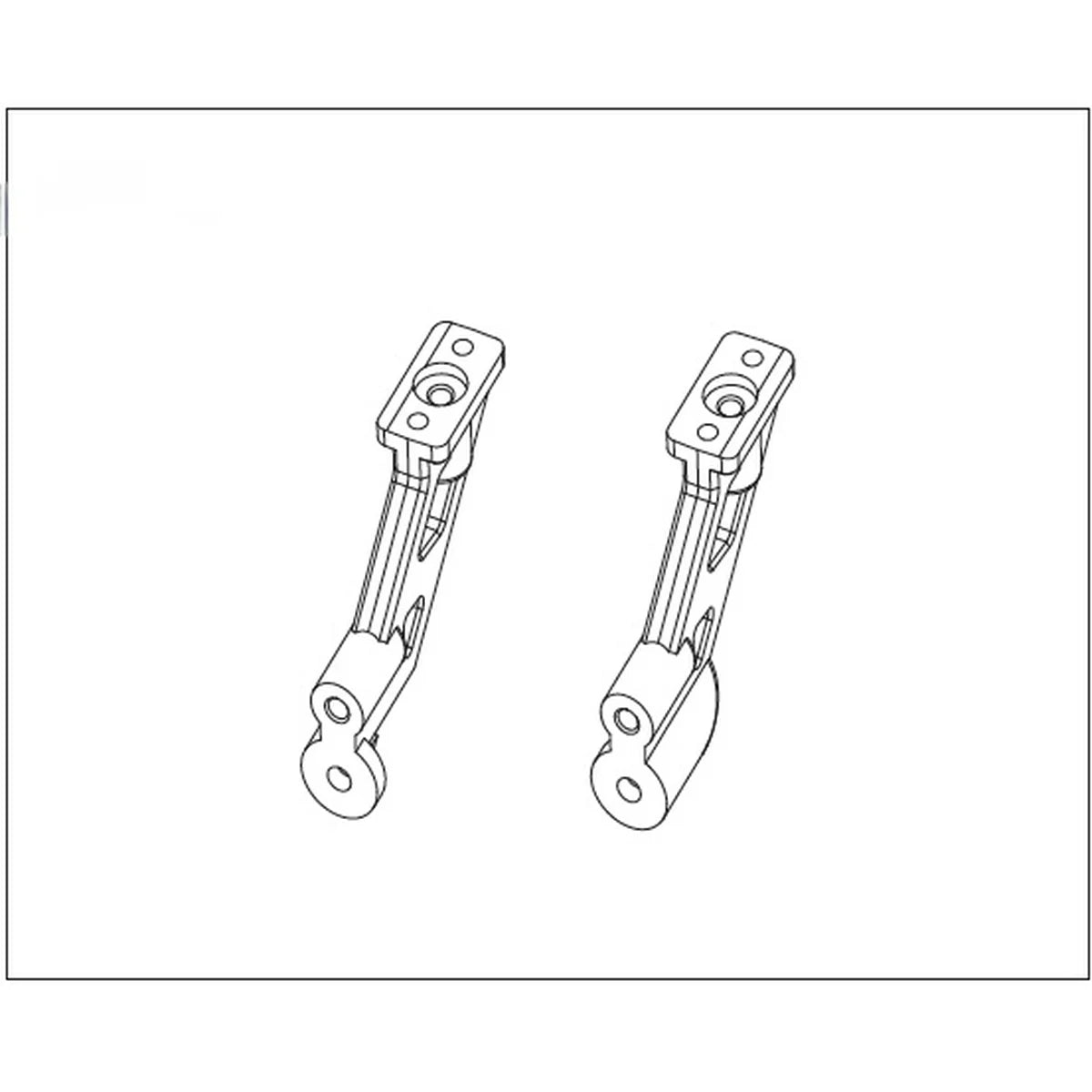 Absima Heckflügelhalterung für Buggy Pulse 1240048