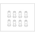 Absima Stoßdämpfer-Kugelgelenkhalterung (8) für Buggy Pulse 1240057
