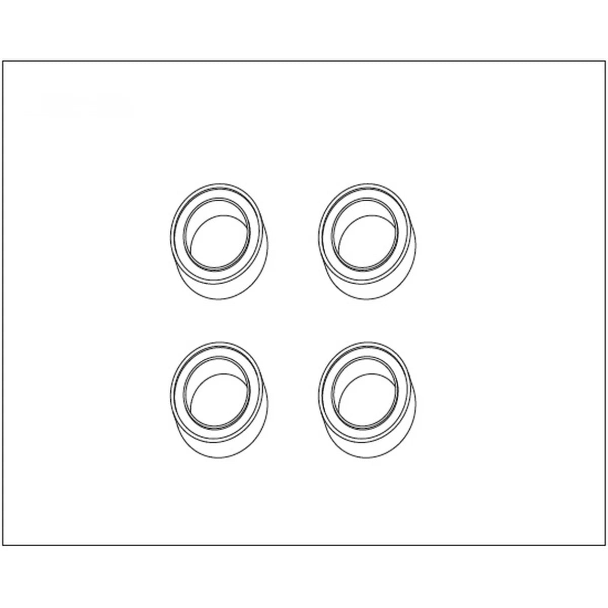 Absima Kugellager für Buggy Pulse 6x10x3 mm (4) 1240066