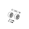 Absima Wheelie-Bar-Set für Monster Truck Kinetic-9 1320009