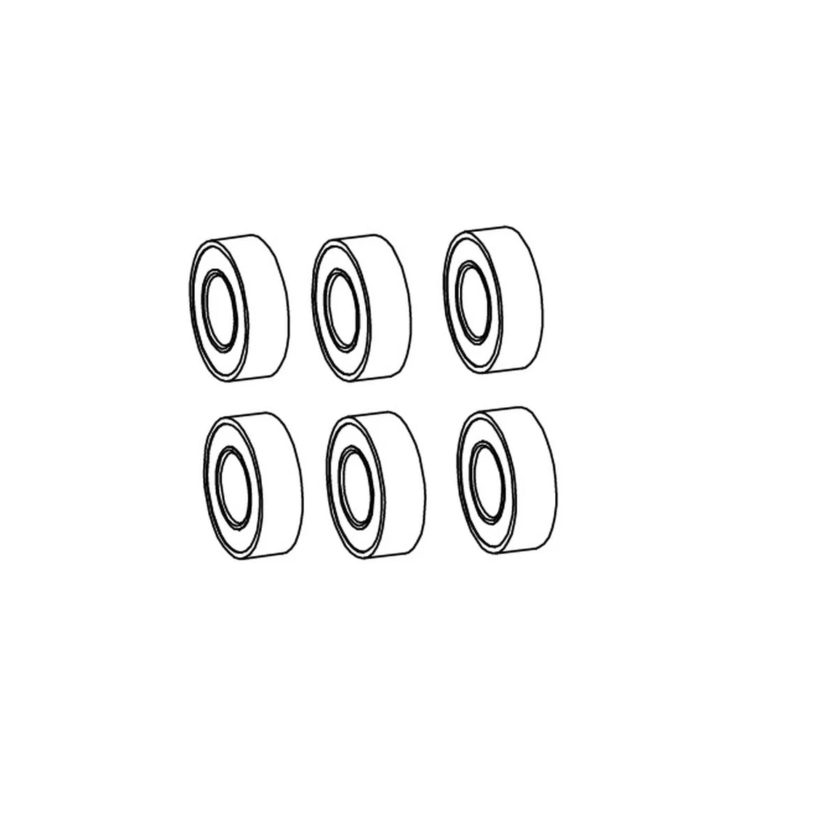 Absima Kugellager für Monster Truck Kinetic-9 16x8x5 mm (6) 1320061