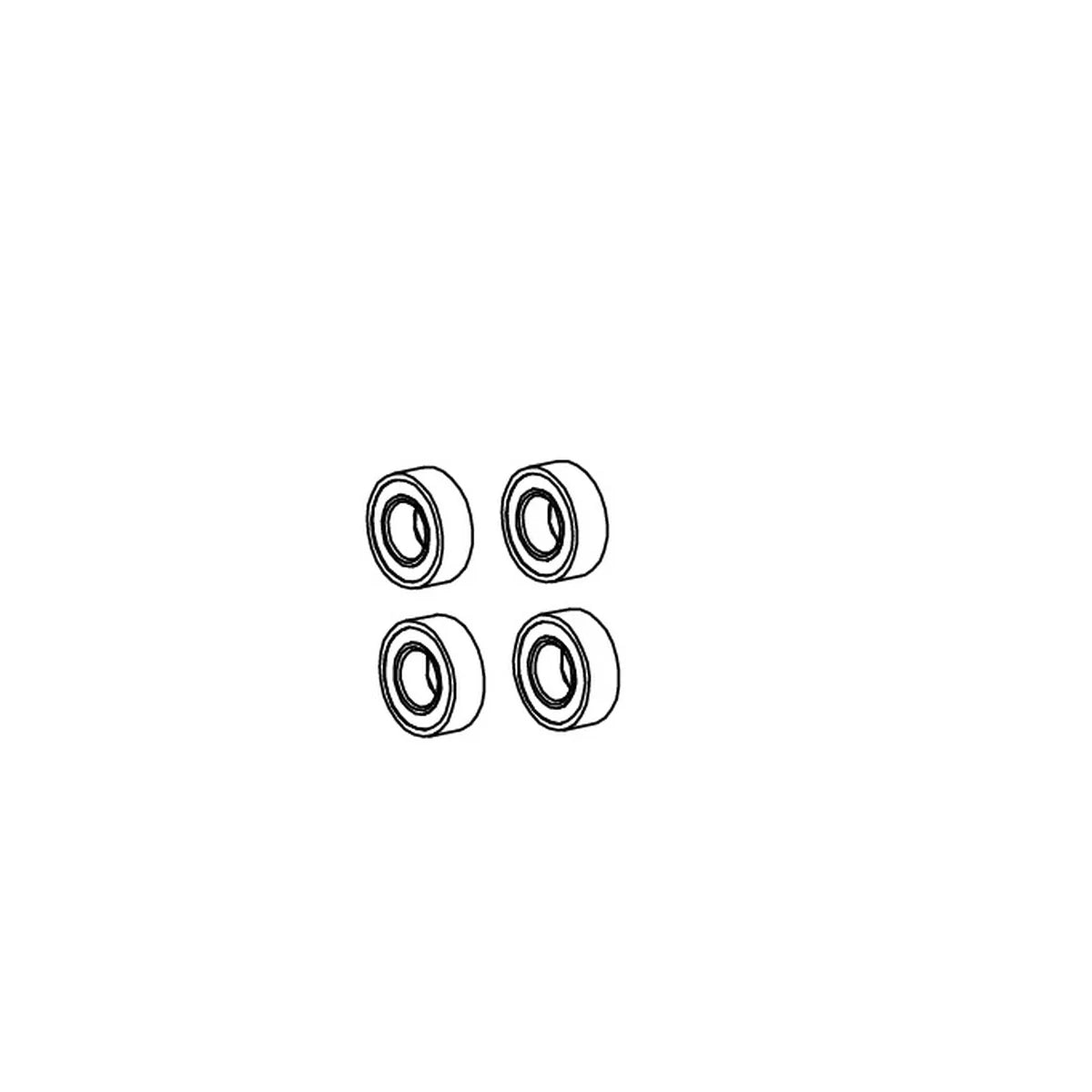Absima Kugellager für Monster Truck Kinetic-9 12x6x4 mm (4) 1320064