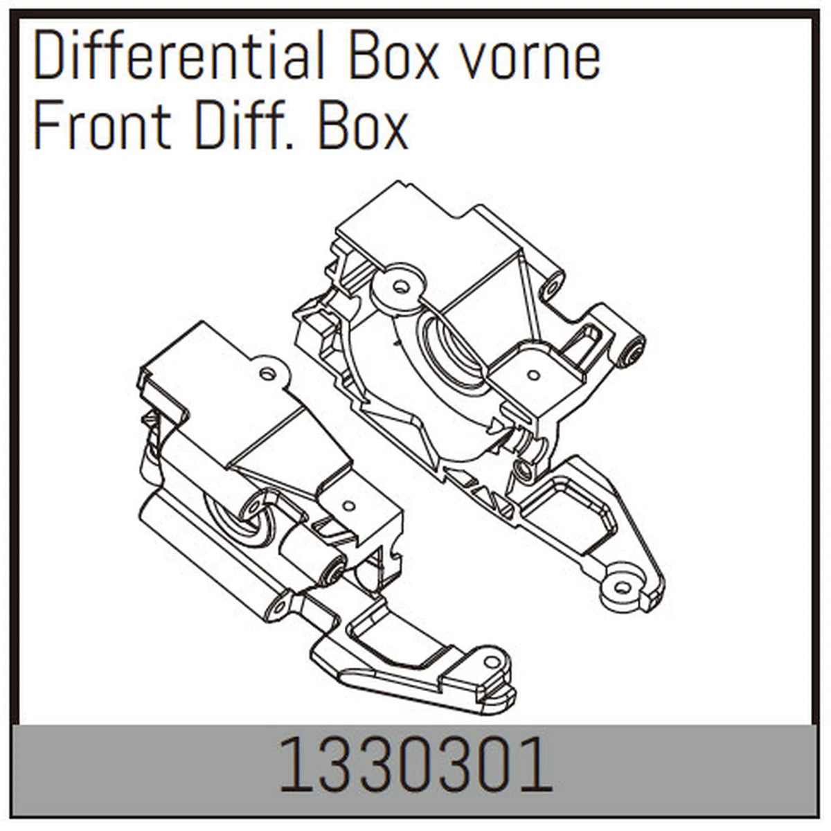 Absima Differential Box vorne für Assassin/Stoke/Torch 4S/6S 1330301