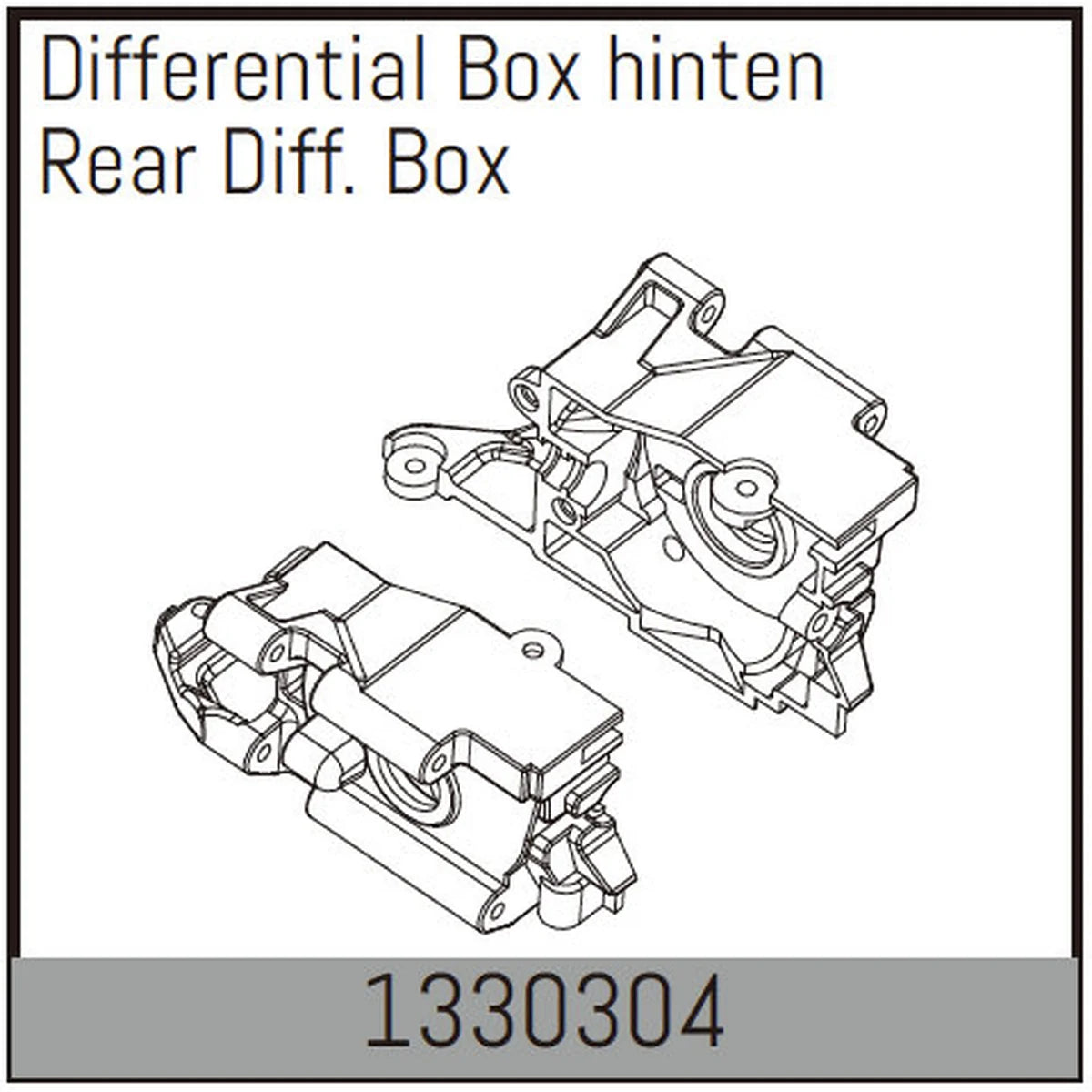 Absima Differential Box hinten für Assassin/Stoke/Torch 4S/6S 1330304
