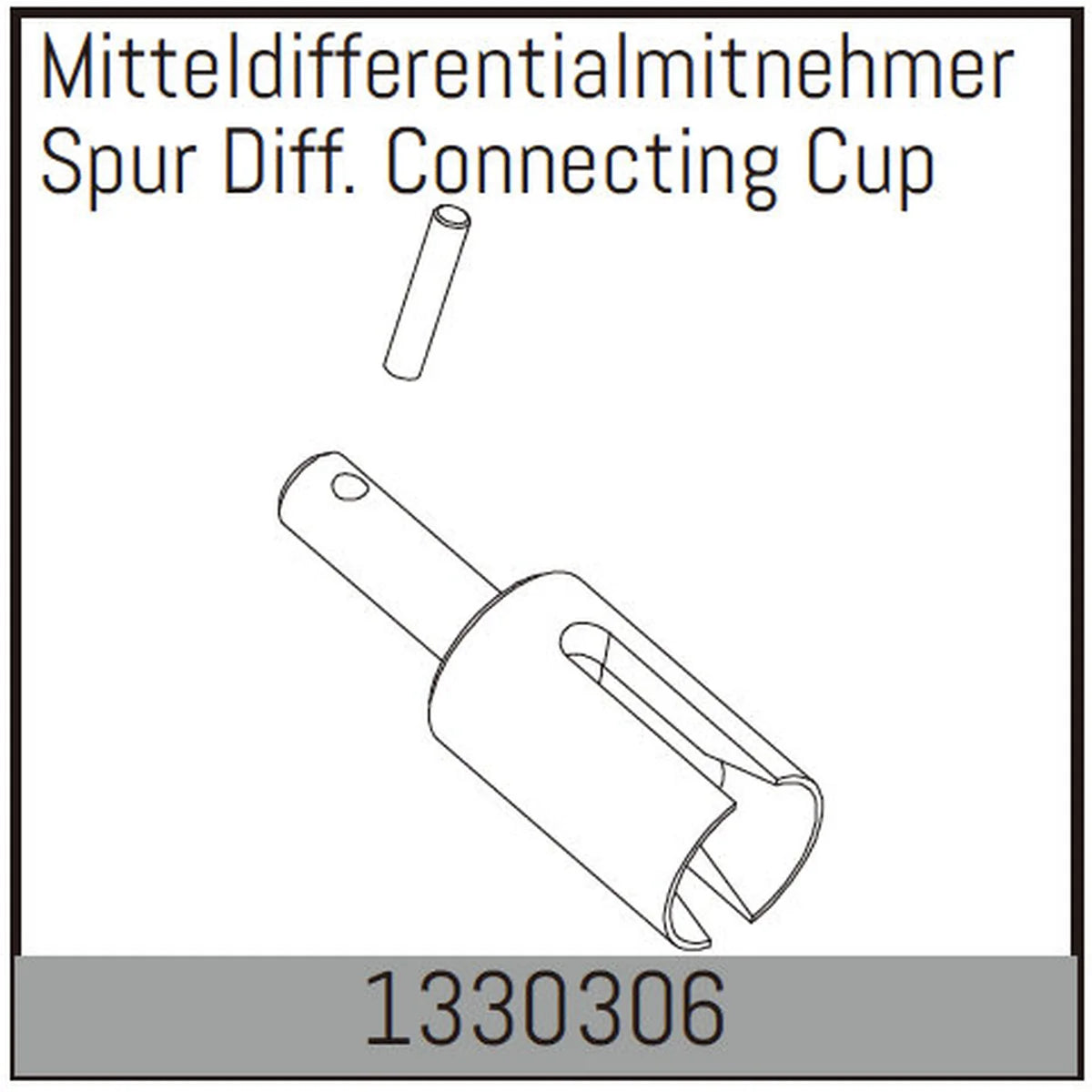 Absima Mitteldifferentialmitnehmer für Assassin/Stoke/Torch 4S/6S 1330306