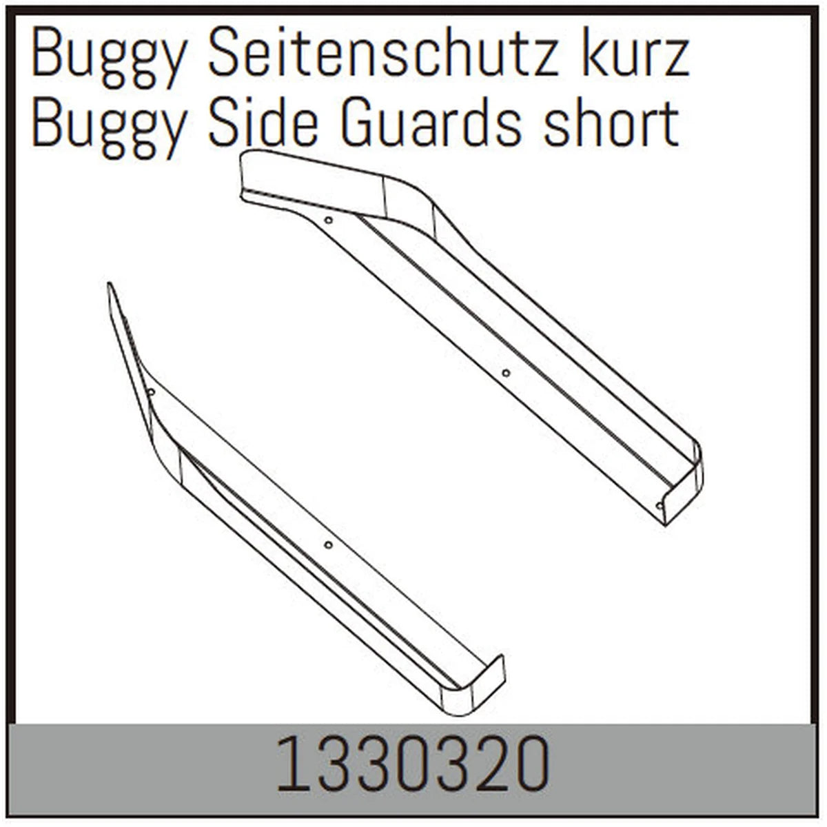 Absima Seitenschutz kurz 1330320
