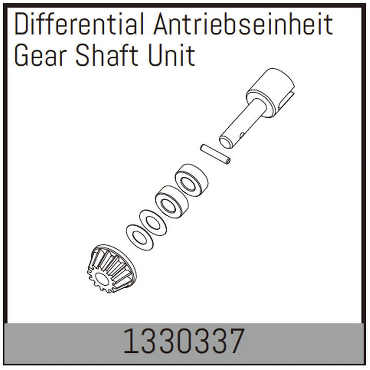 Absima Differential Antriebseinheit für Assassin/Stoke/Torch 4S/6S 1330337