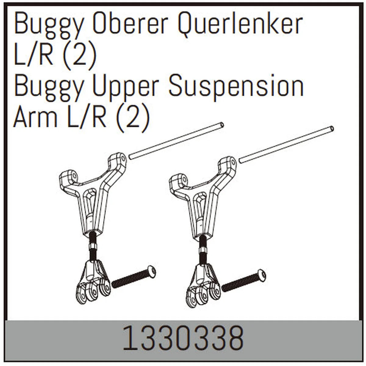 Absima Buggy Oberer Querlenker L/R (2) 1330338