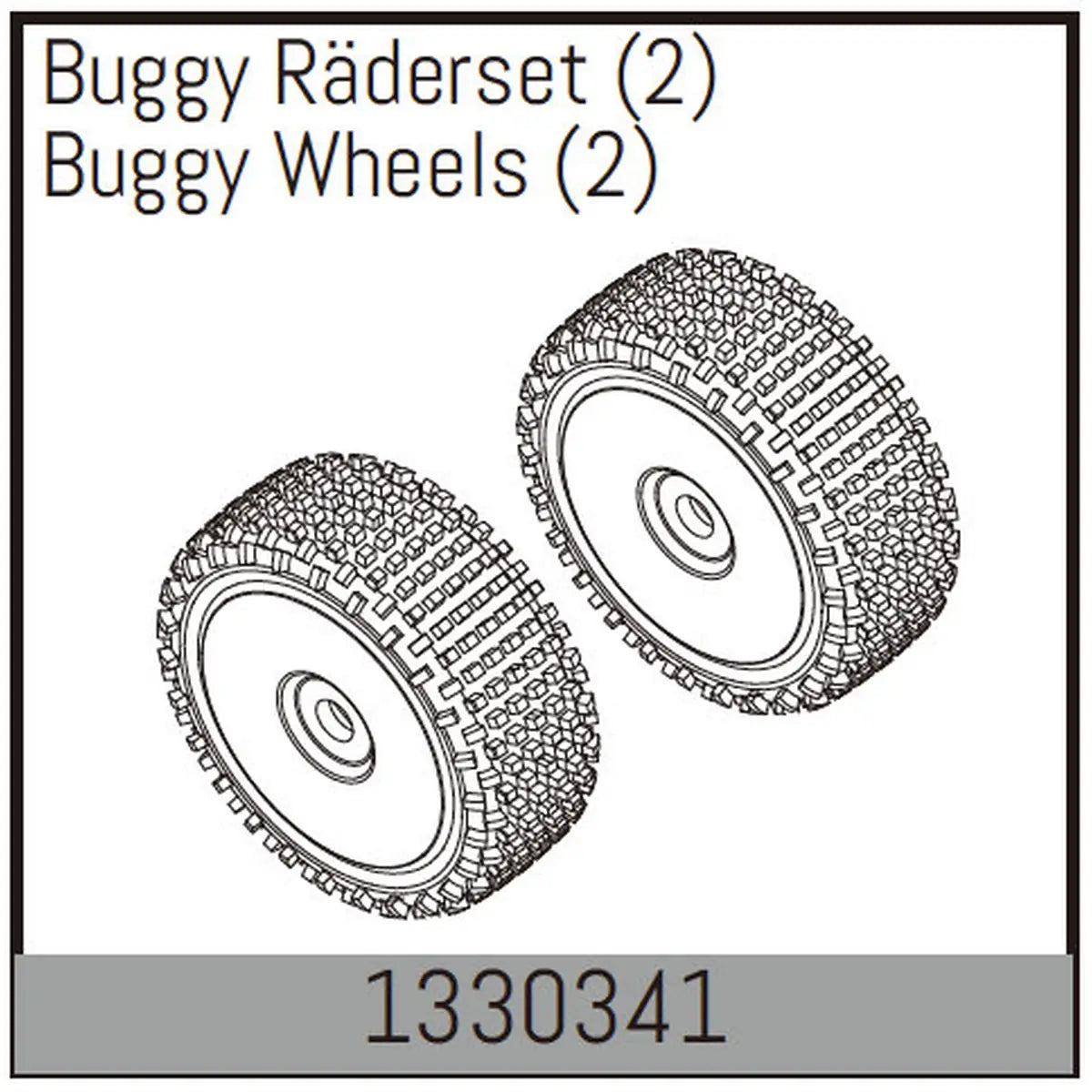 Absima Buggy Räderset (2) 1330341