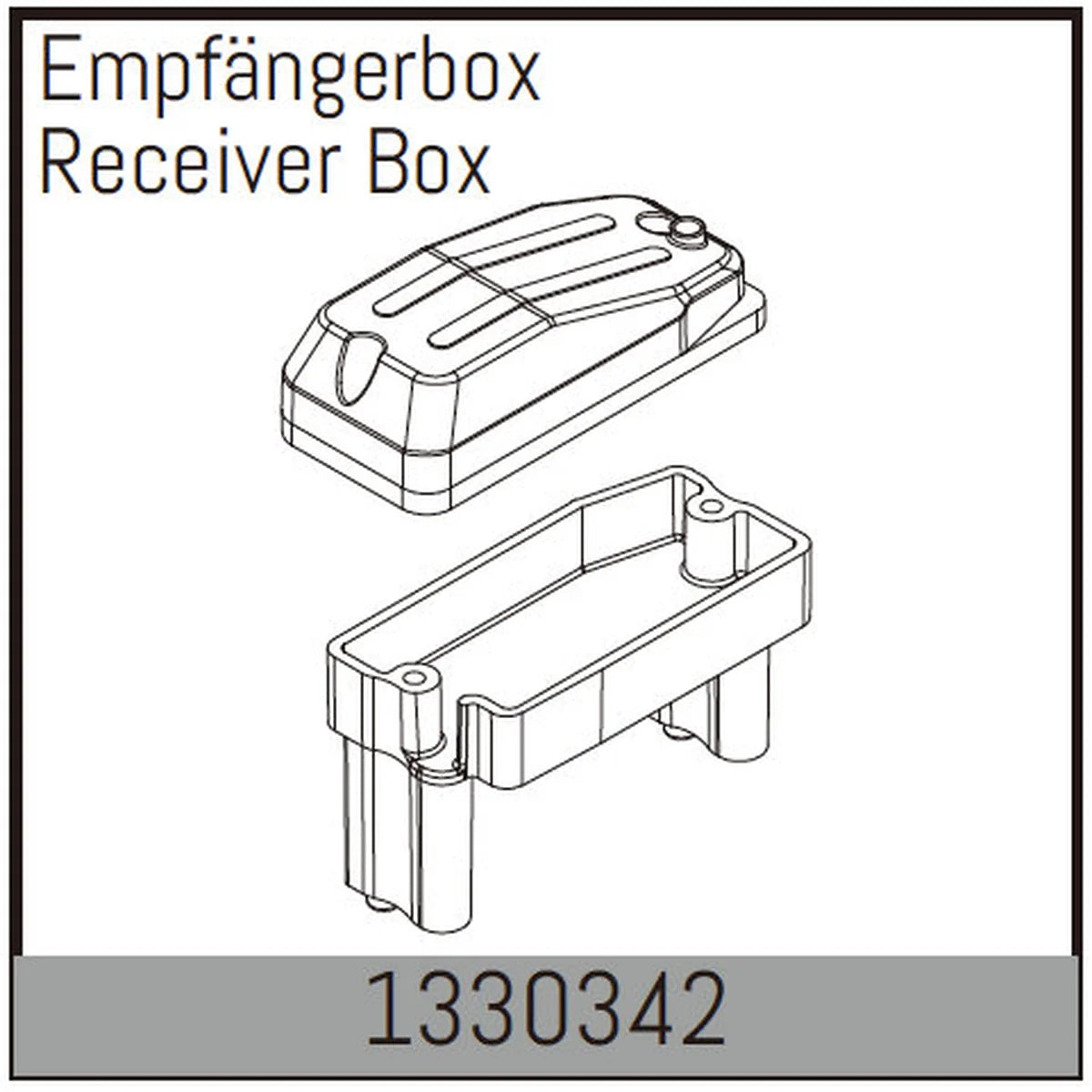 Absima Empfängerbox für Assassin/Stoke/Torch 4S/6S 1330342