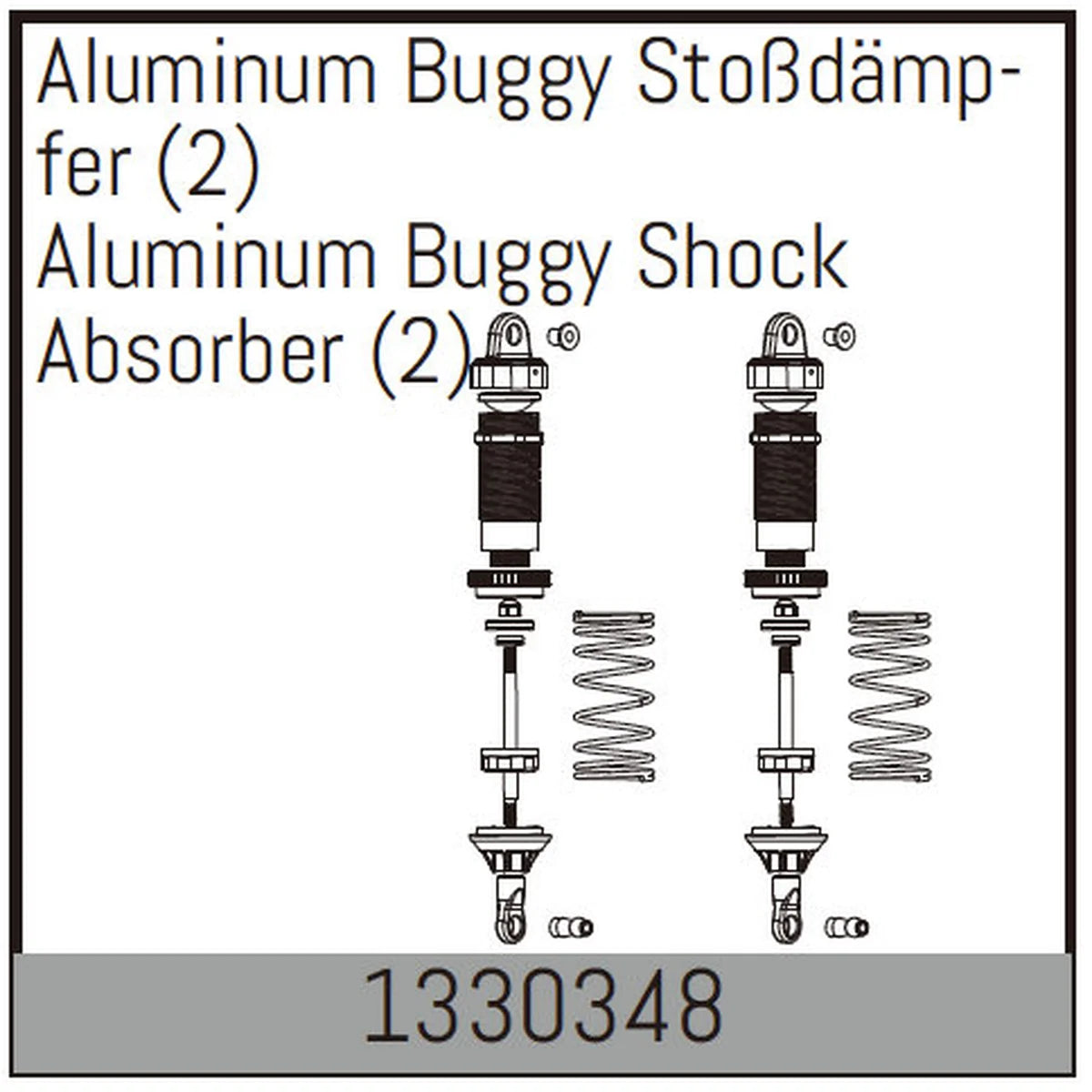 Absima Alu Buggy Stoßdämpfer (2) 1330348