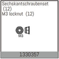 Absima M3-Sicherungsmutter für Assassin/Stoke/Torch 4S/6S 1330357