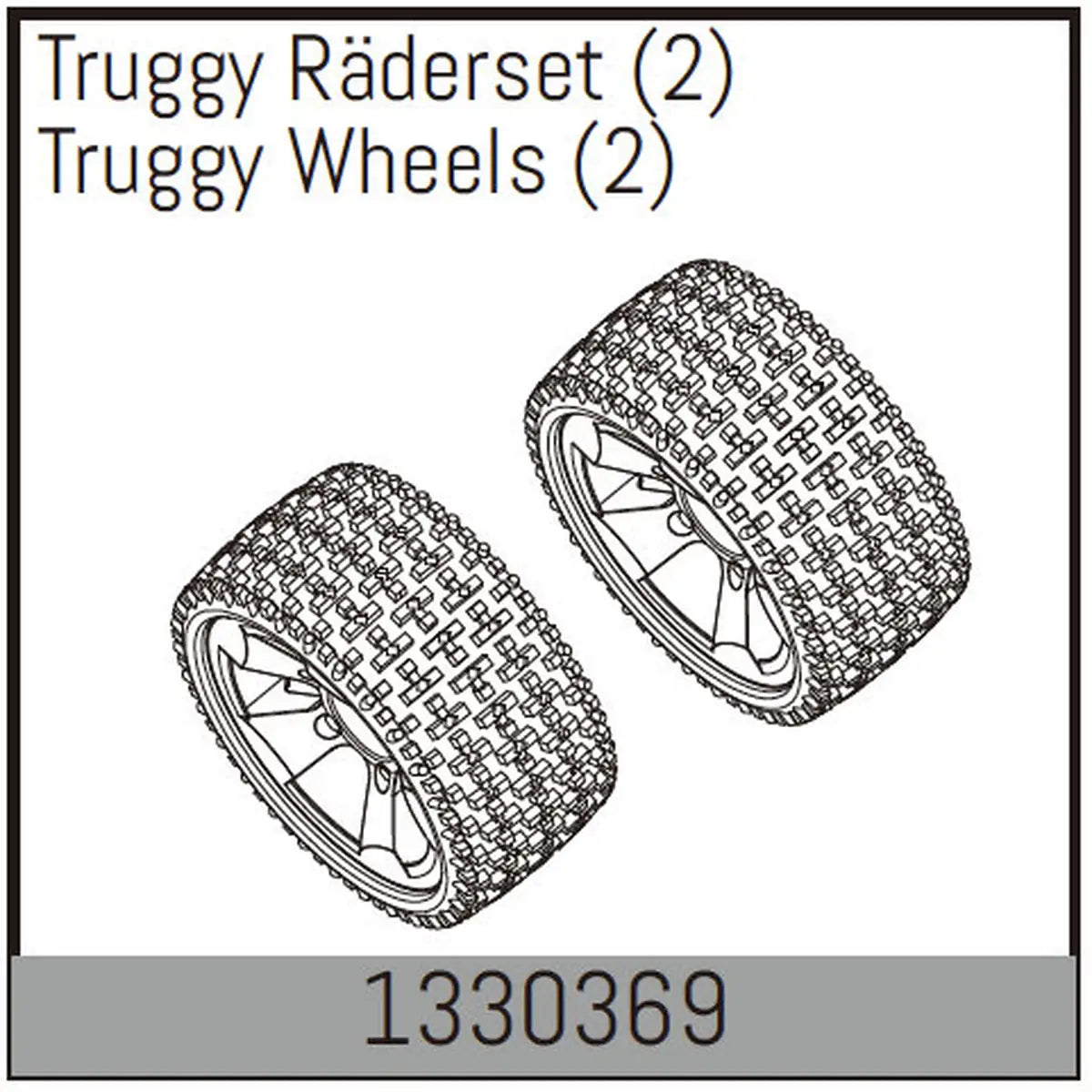 Absima Truggy Räderset (2) 1330369