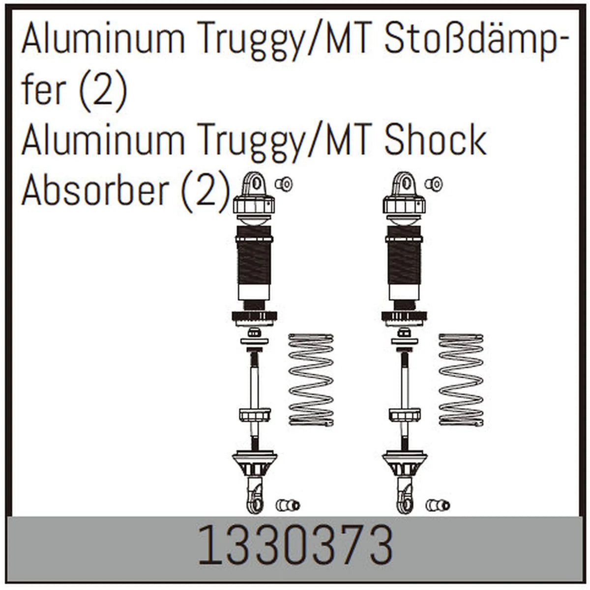 Absima Alu Truggy/MT Stoßdämpfer (2) 1330373