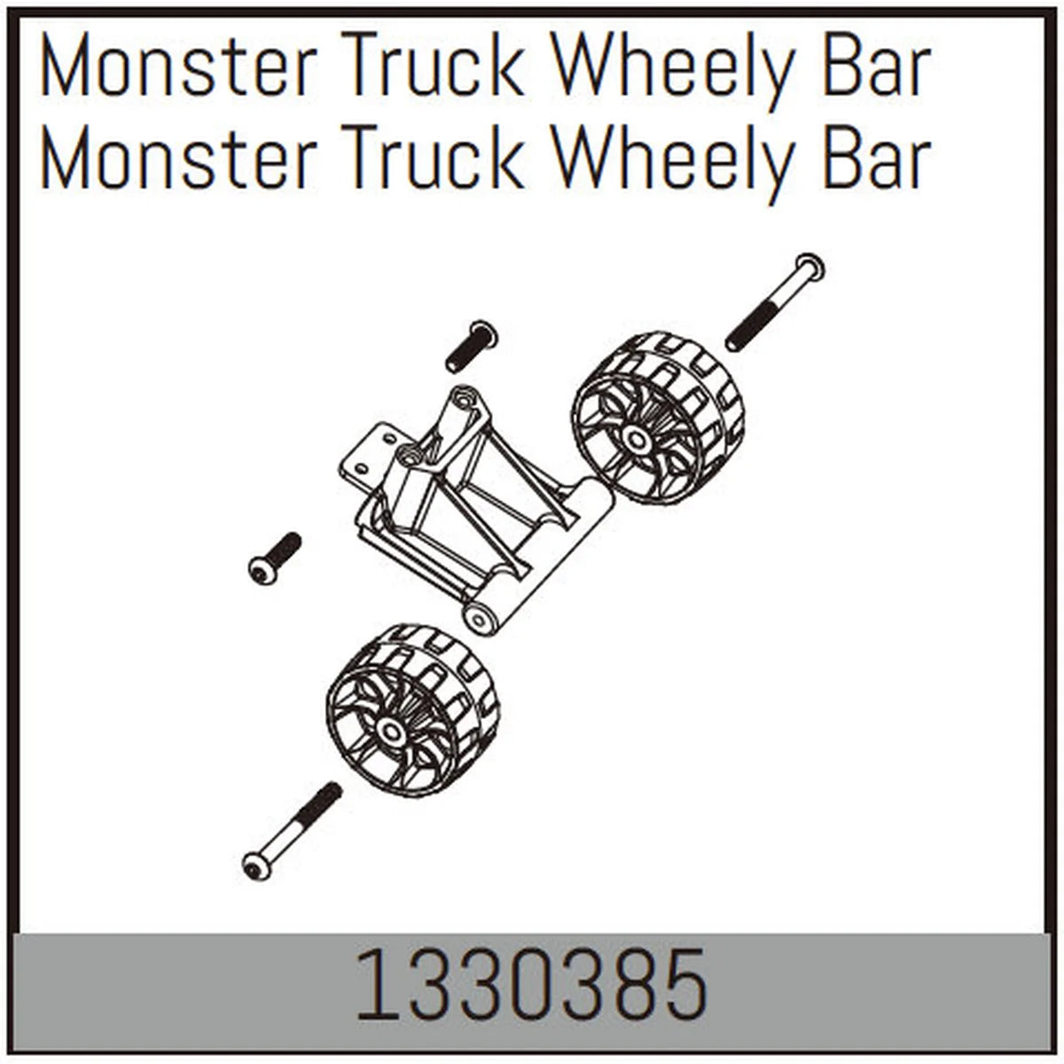 Absima Monster Truck Wheely Stange 1330385
