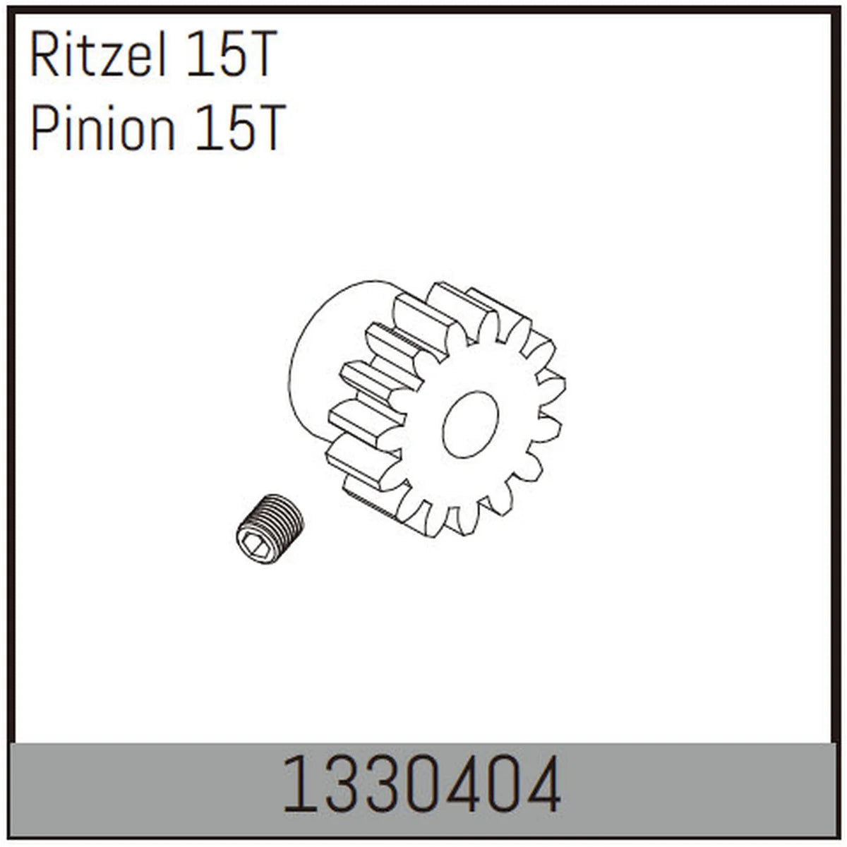 Absima Ritzel 15T 1330404