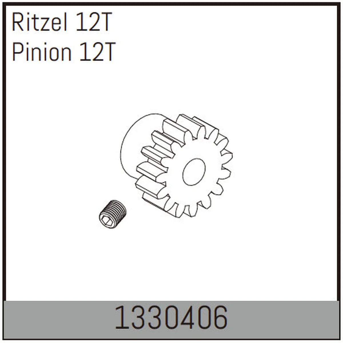Absima Ritzel 12T 1330406