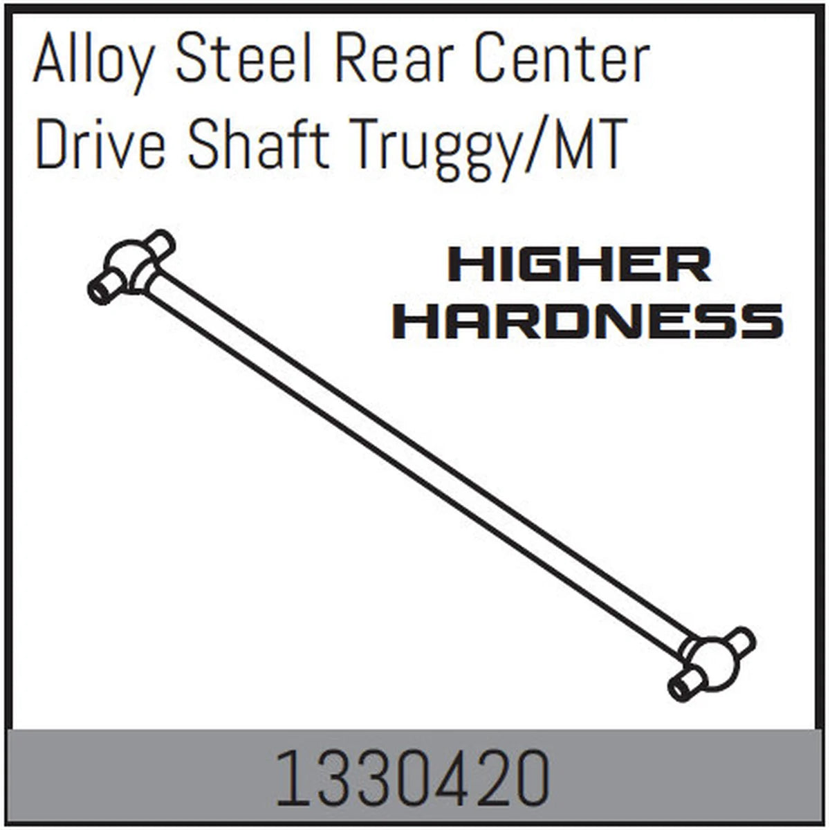 Absima ULTRA-HART Stahl-Antriebswelle mitte/hinten Truggy/MT 1330420
