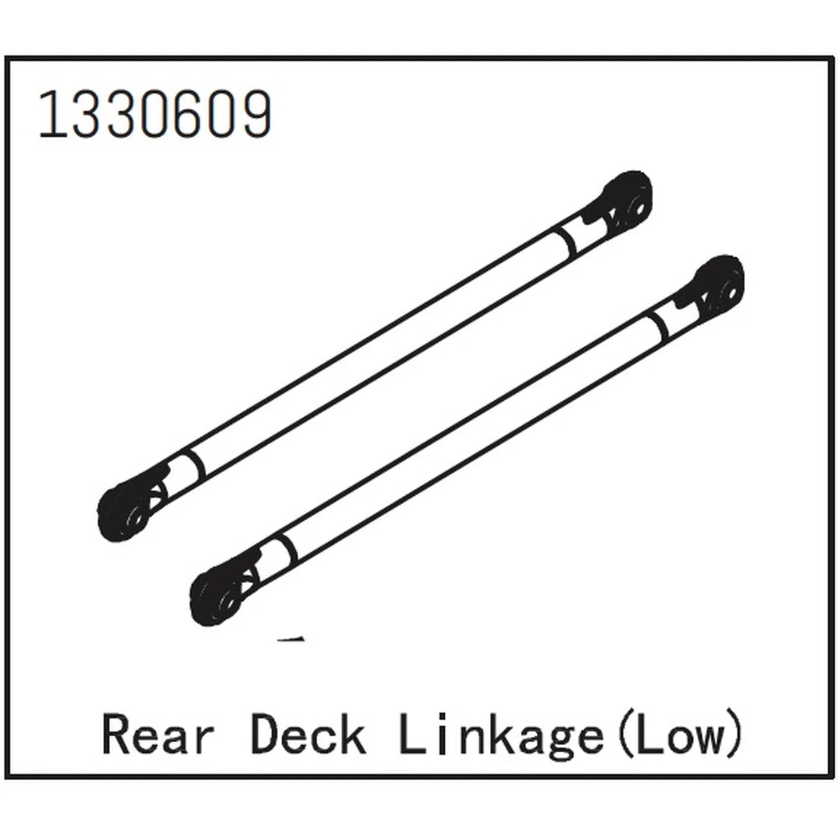 Absima Linkset hinten/unten (2) - Yucatan für Crawler CR1.8 1330609