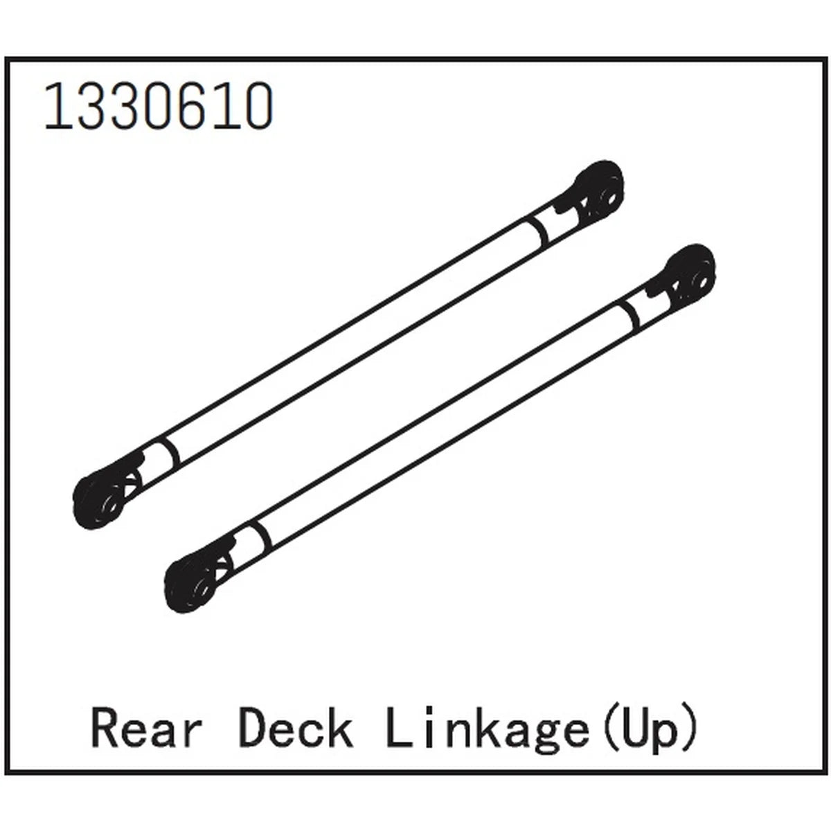 Absima Linkset hinten/oben (2) - Yucatan für Crawler CR1.8 1330610