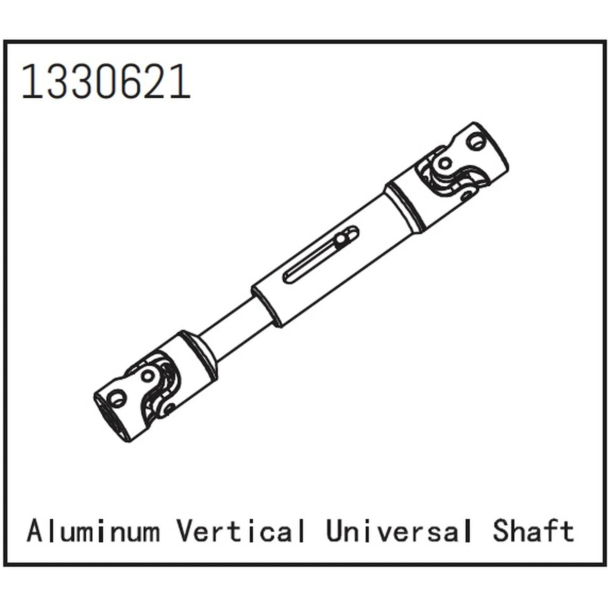 Absima Gelenkwelle aus Aluminium vertikal - Yucatan für Crawler CR1.8 1330621