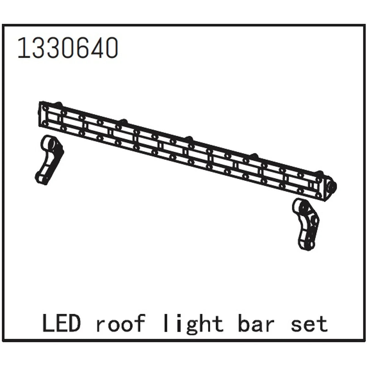 Absima LED Dachlichtleistenset - Yucatan für Crawler CR1.8 1330640