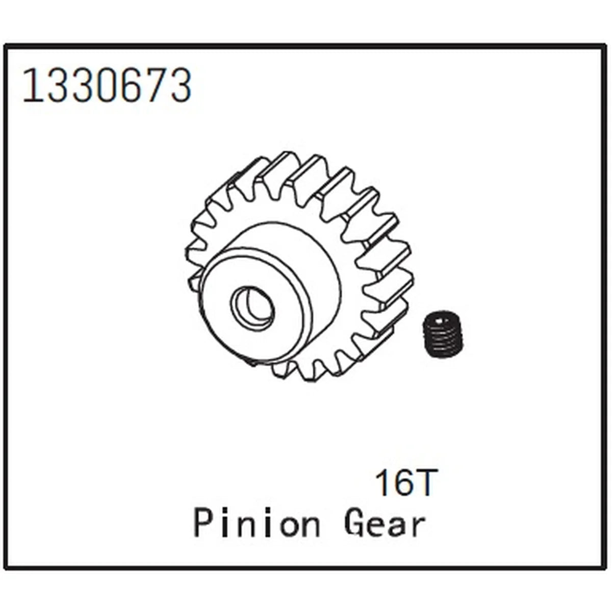 Absima Ritzel 16T - BronX für Crawler CR1.8 1330673