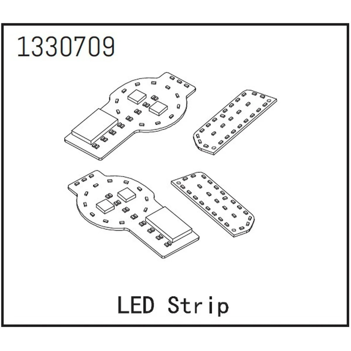 Absima LED Beleuchtungsset - BronX für Crawler CR1.8 1330709