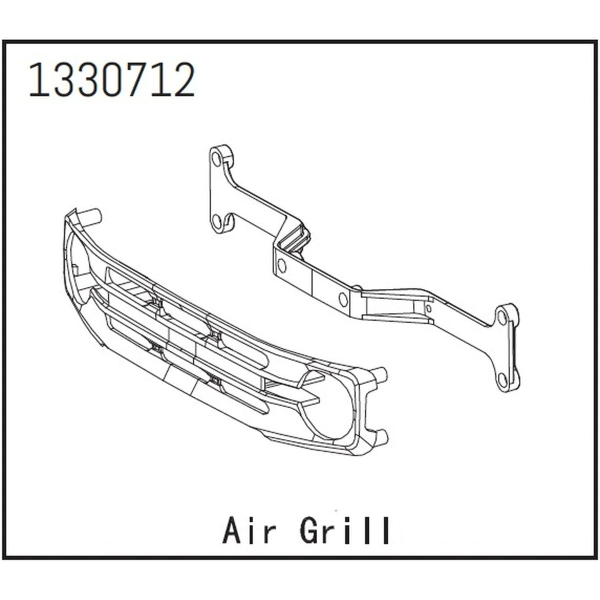 Absima Frontgrill Set - BronX für Crawler CR1.8 1330712