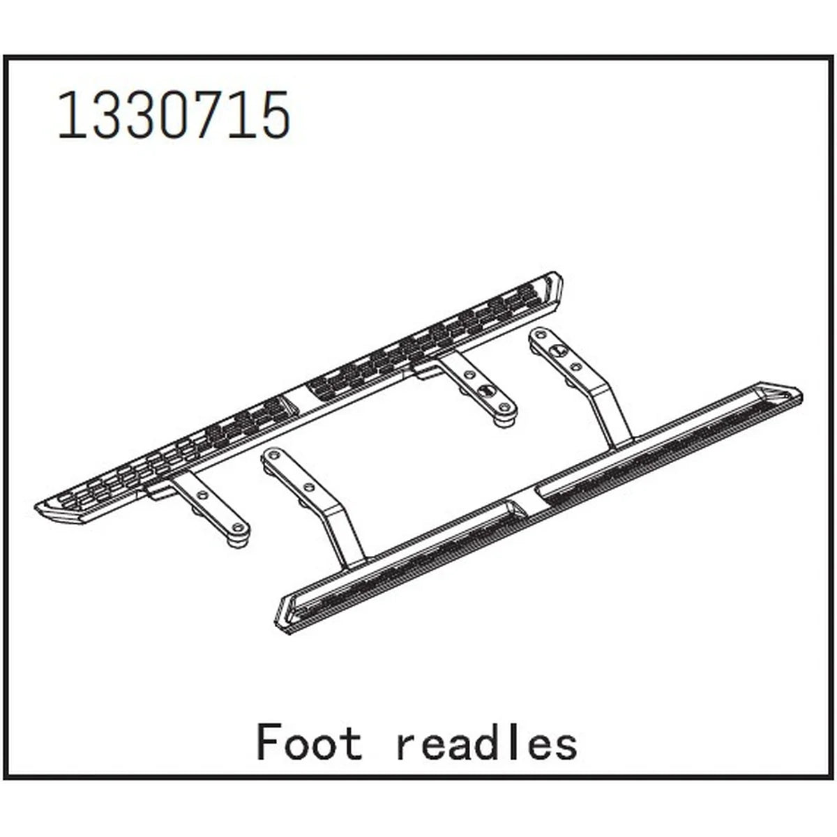 Absima Einstiegsleisten - BronX für Crawler CR1.8 1330715