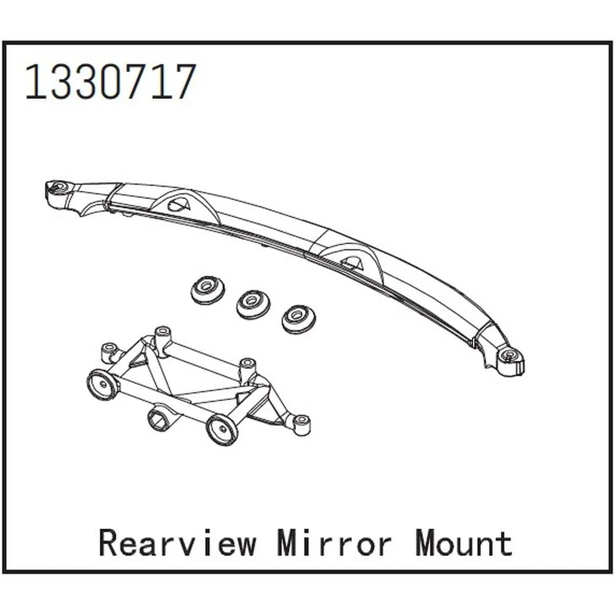 Absima Rückspiegel- und Magnethalterset - BronX für Crawler CR1.8 1330717