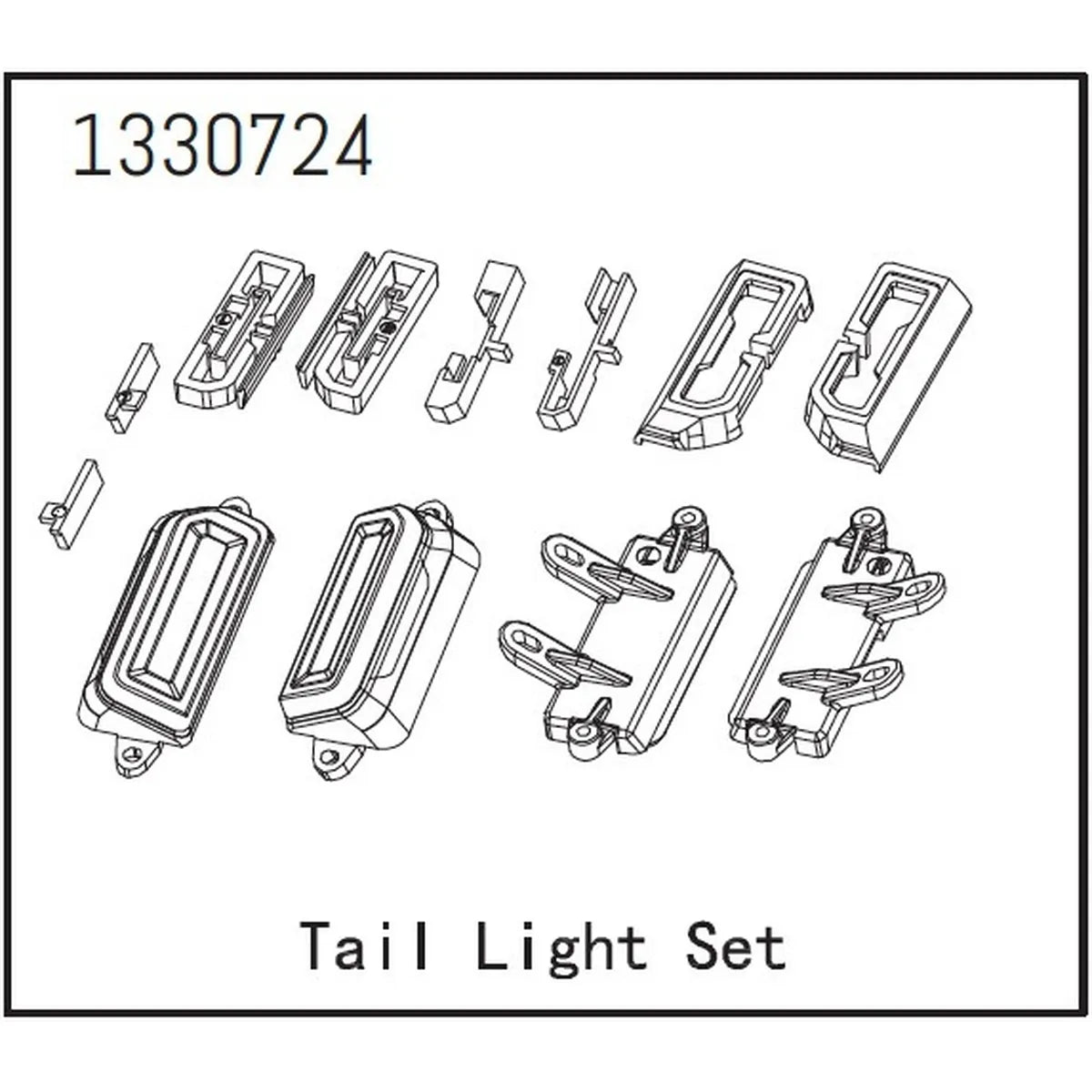 Absima Rückleuchten Set - BronX für Crawler CR1.8 1330724