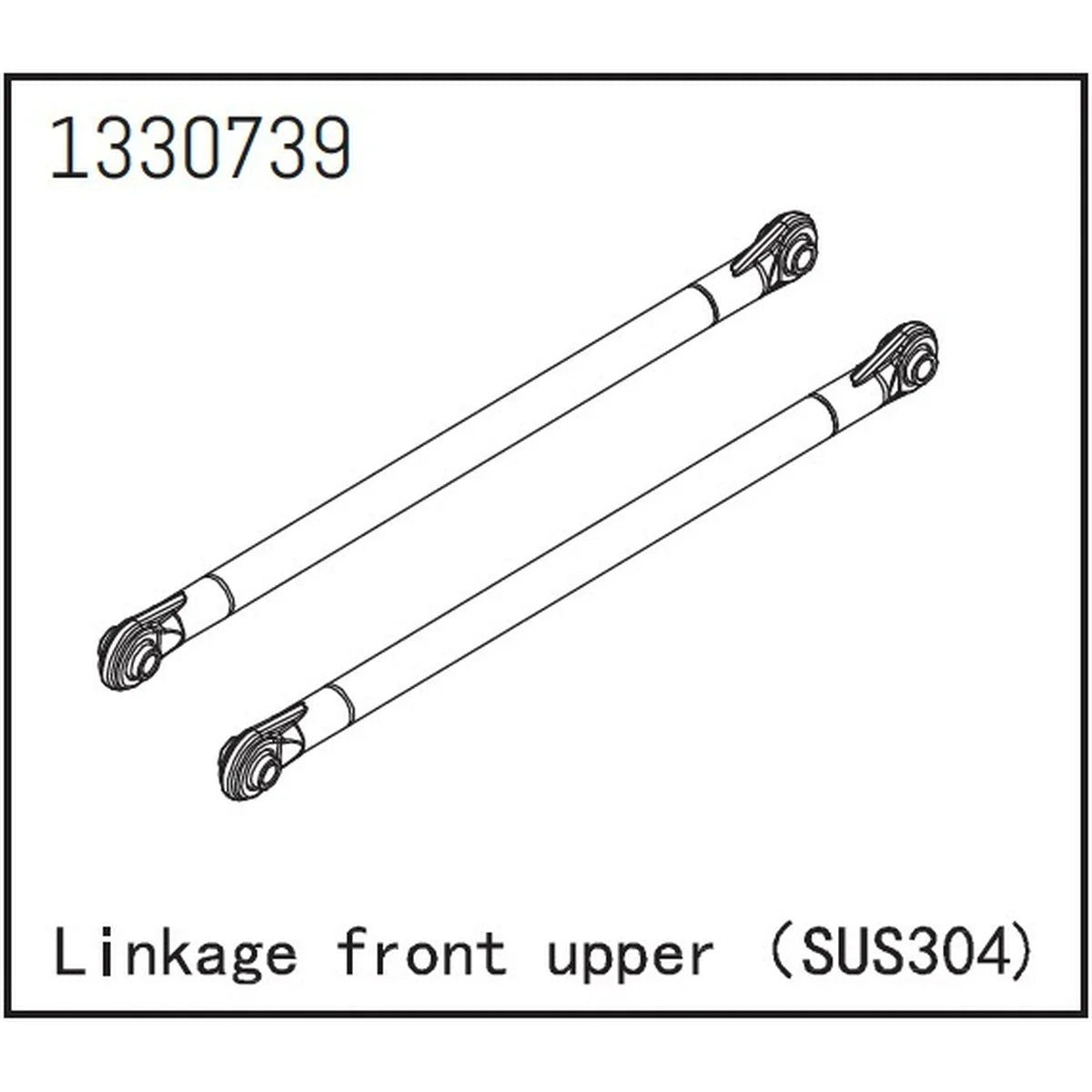 Absima Linkset vorne/oben - BronX für Crawler CR1.8 1330739