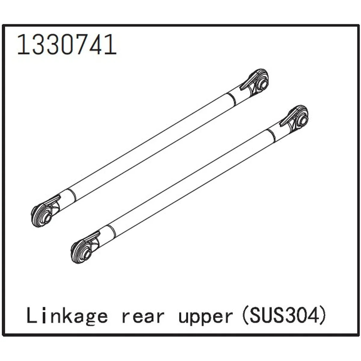 Absima Linkset hinten/oben - BronX für Crawler CR1.8 1330741