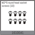 Absima M2x5 Rundkopf-Innensechskantschrauben (10) für 1:16 Touring Car 1610041
