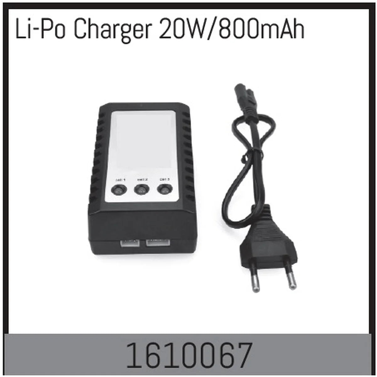 Absima Li-Po Ladegerät 20W/800mAh für 1:16 Touring Car 1610067