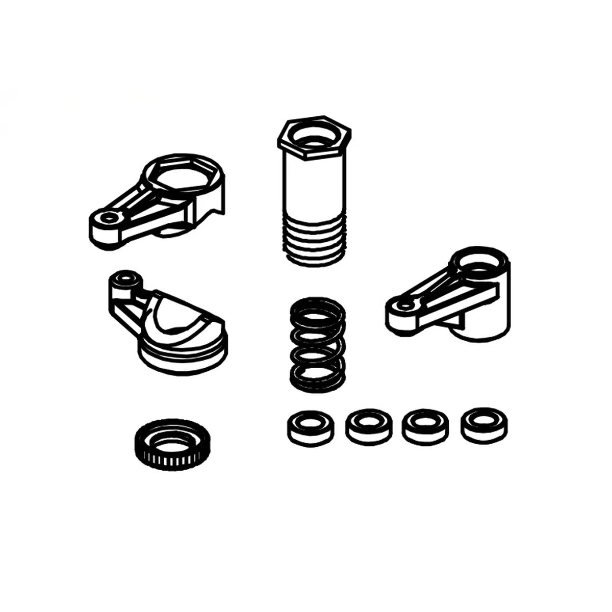 Absima Lenkungs-Set für Monster Truck Mini AMT 1610120