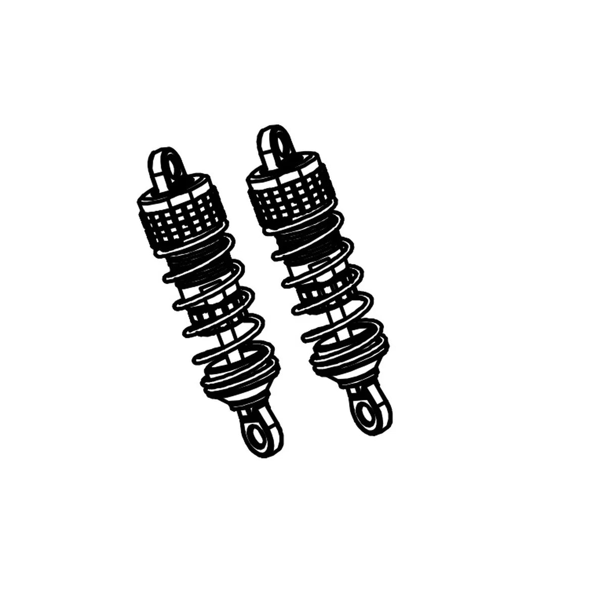 Absima Alu Stoßdämpfer (2) für Monster Truck Mini AMT 1610126