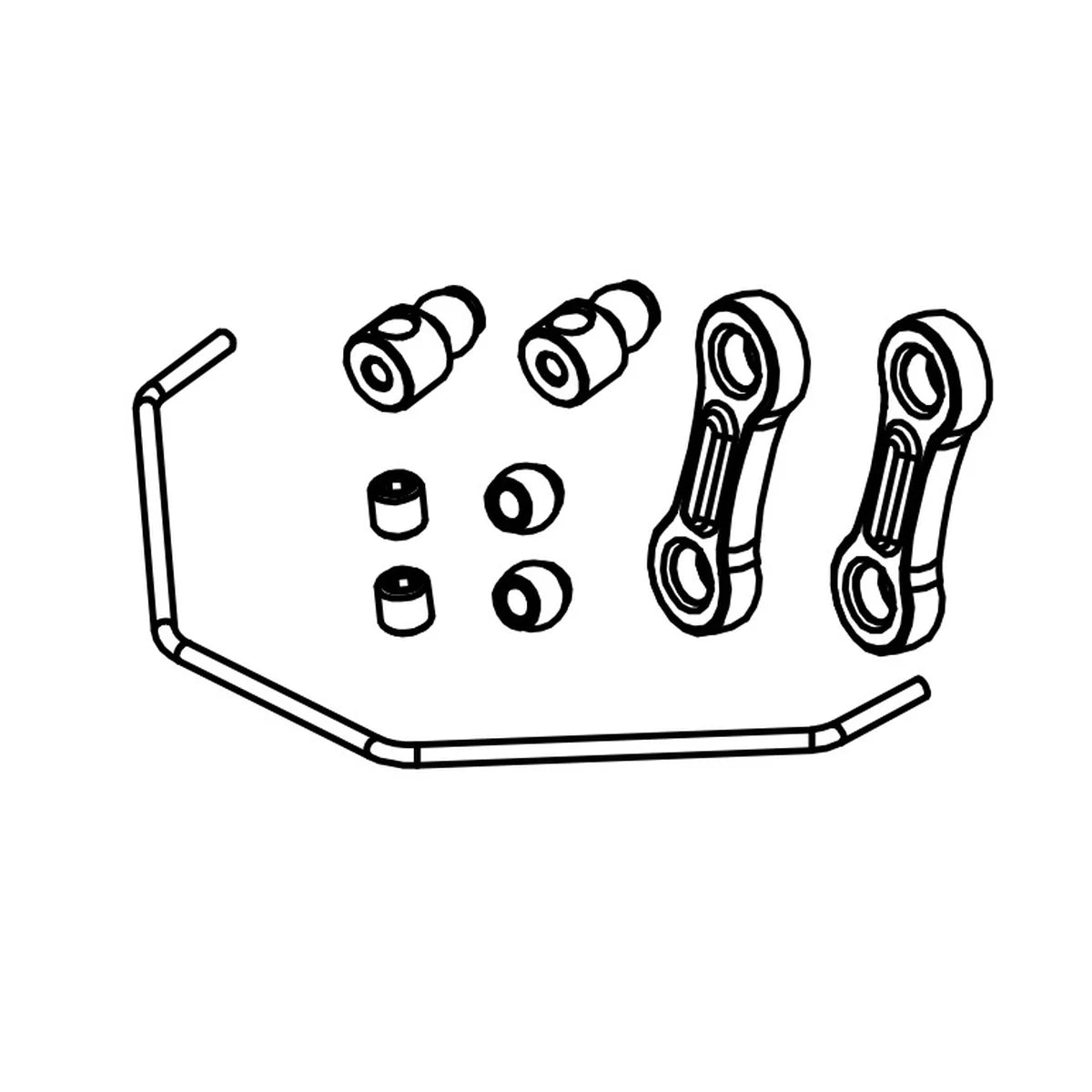 Absima Stabilisator Set für Monster Truck Mini AMT 1610132