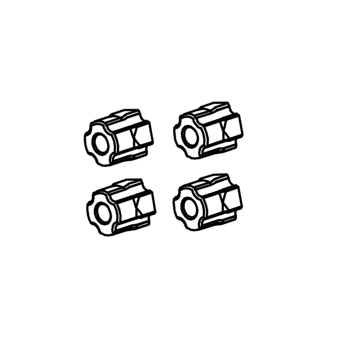 Absima Dämpfer Pilar (4) für Monster Truck Mini AMT 1610135