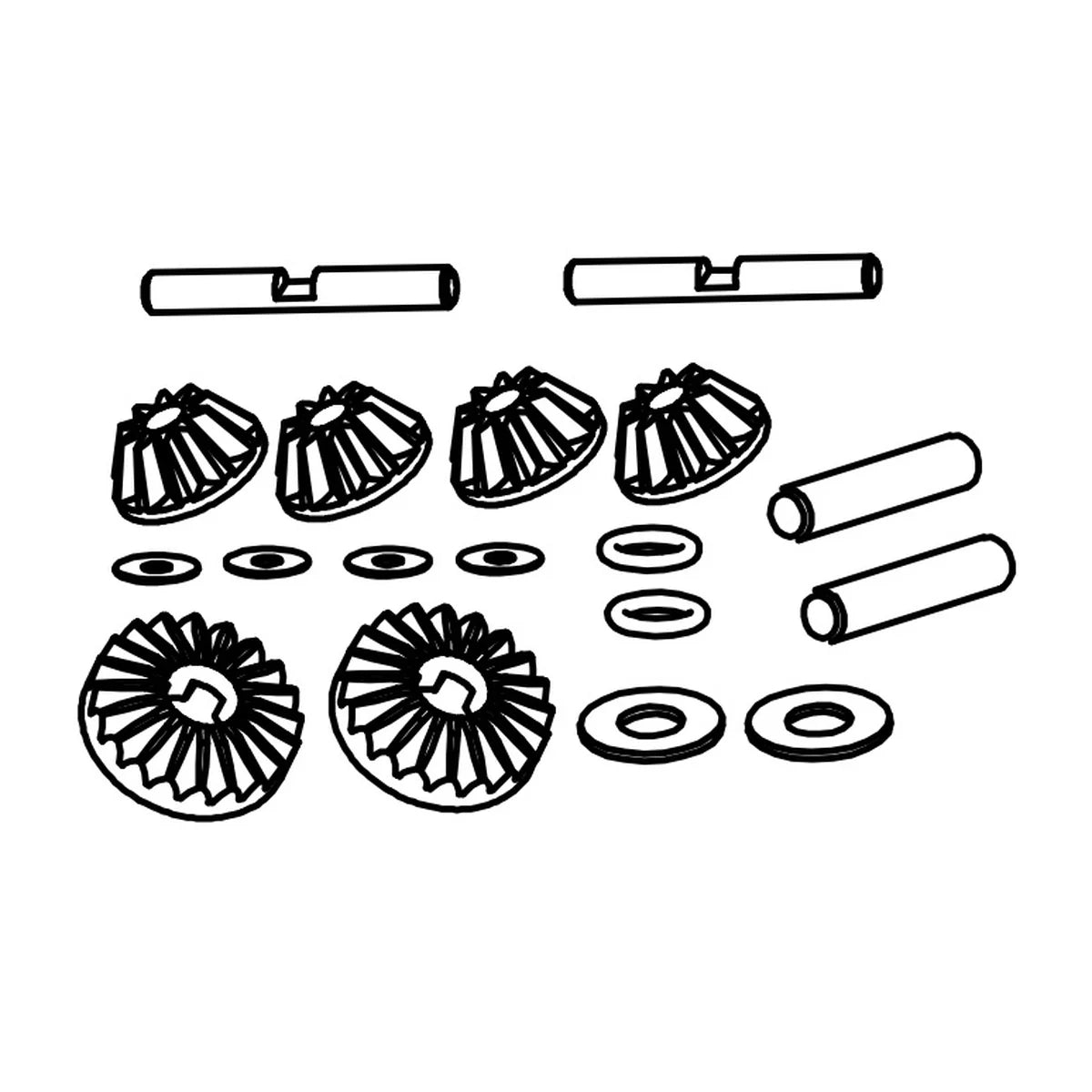 Absima Differential Zahnrad Set für Monster Truck Mini AMT 1610150