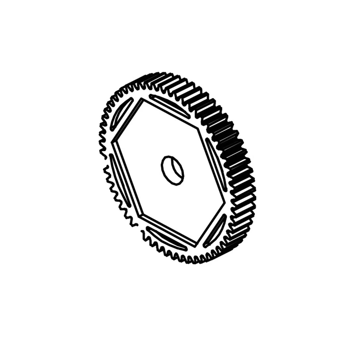 Absima Nylon Mitte Hauptzahnrad für Monster Truck Mini AMT 1610155