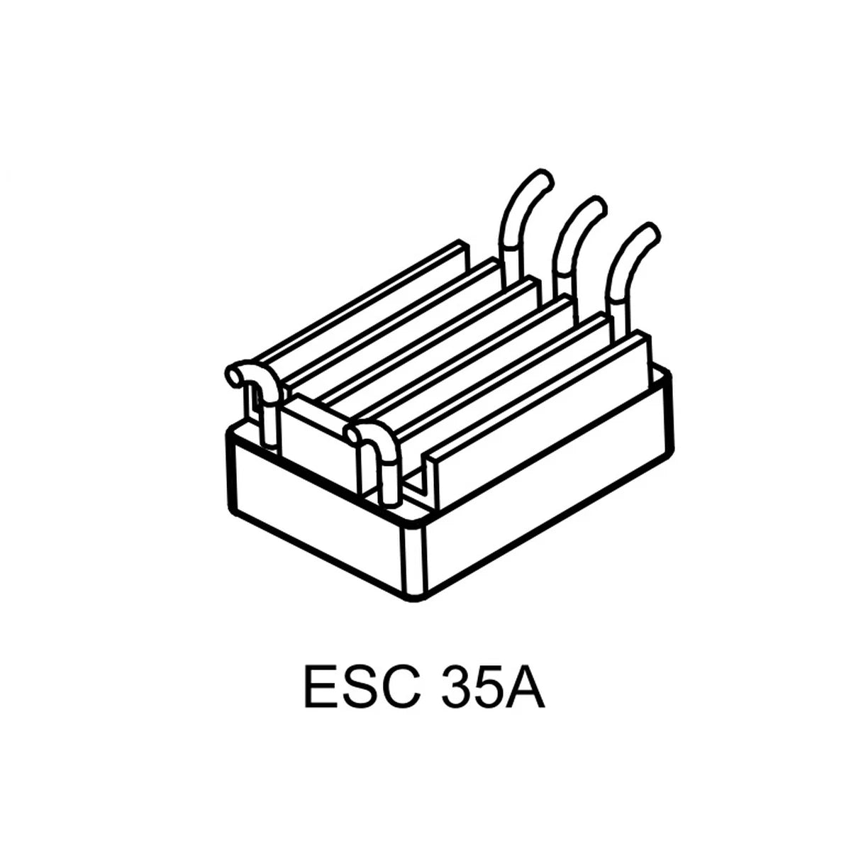 Absima Brushless ESC 35A/XT60 für Monster Truck Mini AMT 1610168